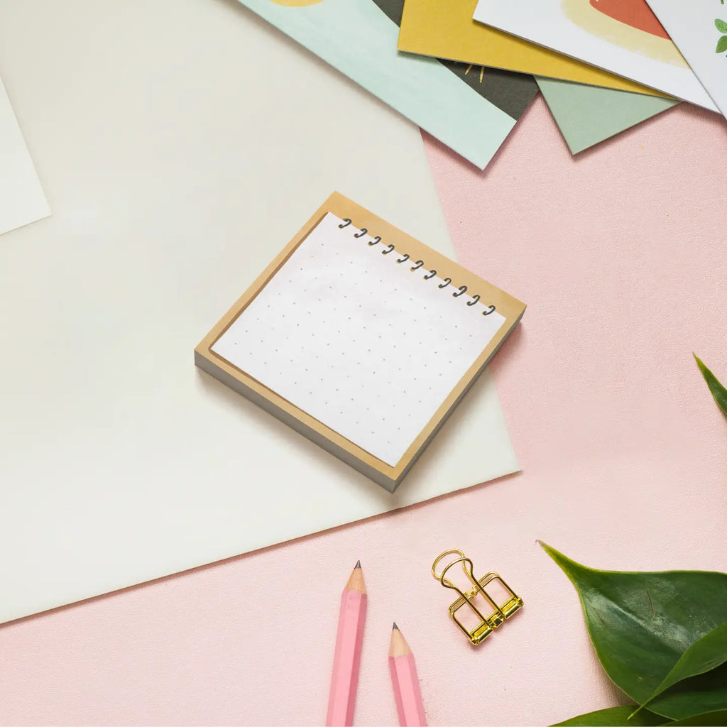 Dotted Memo Sticky Note Pad