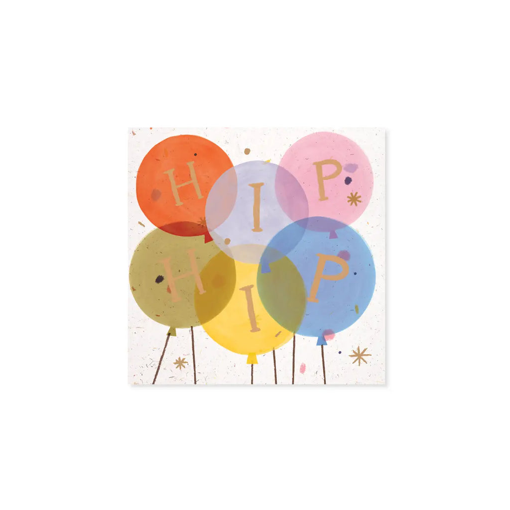 Hip Hip Hooray Birthday Trinkets Pop-Up Card