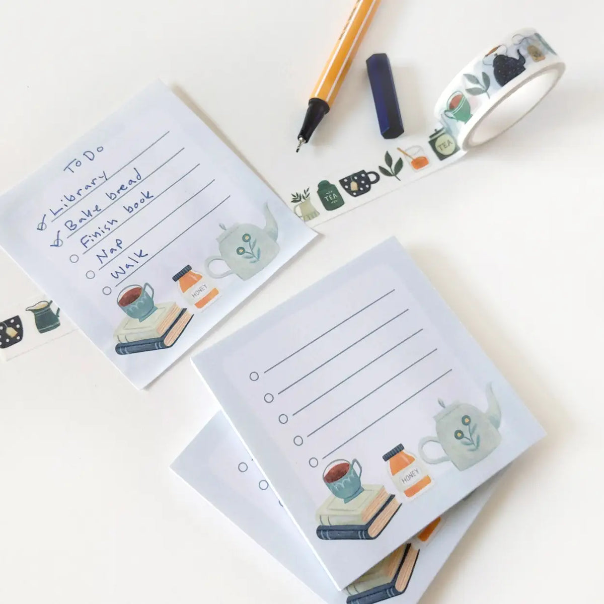 Tea Little List Sticky Note Pad
