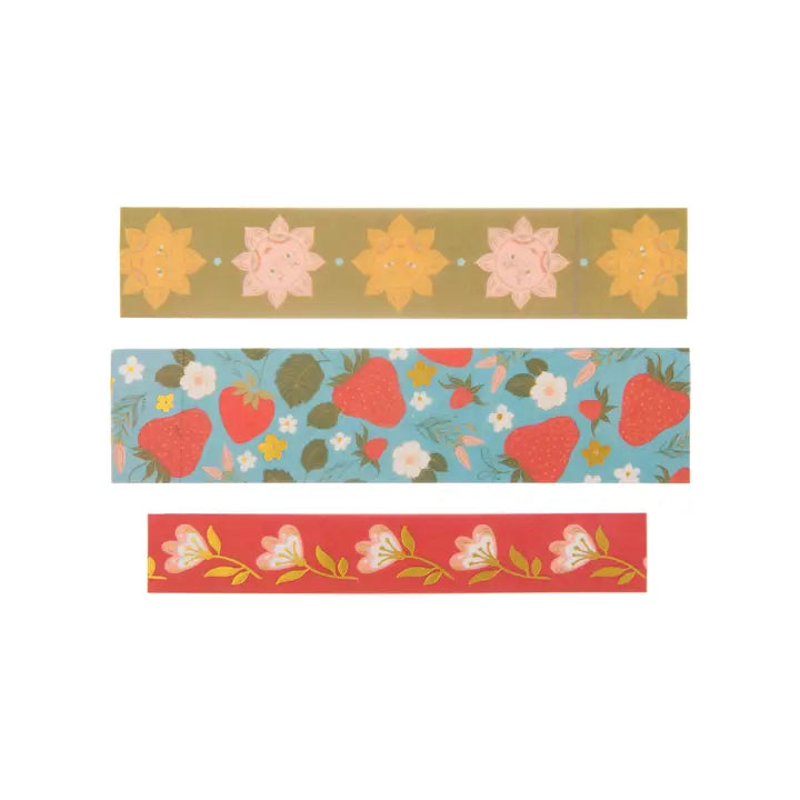 Washi Tape Set of 3 - Summer Garden