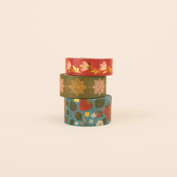Washi Tape Set of 3 - Summer Garden